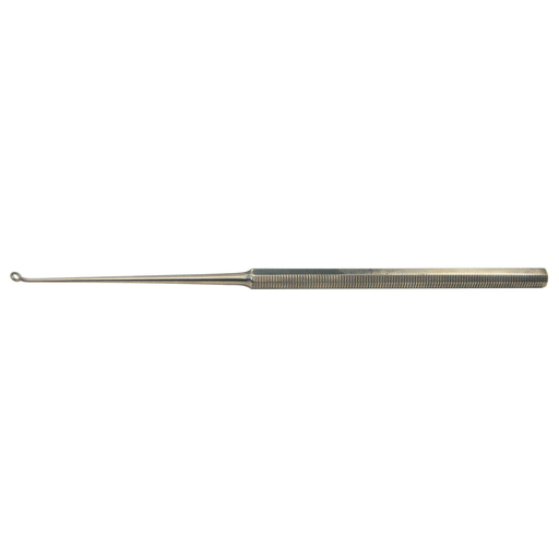 BR SURGICAL BUCK EAR CURETTE - Buck Ear Curette, Straight, Blunt, Size 000 | Quantity - 1x EA