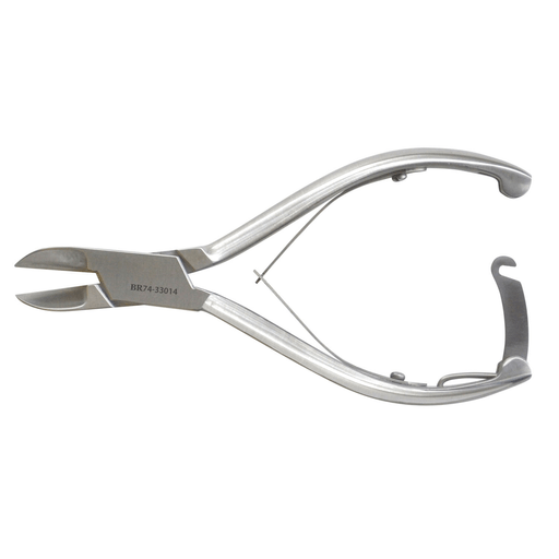 BR SURGICAL NAIL NIPPERS - Nail Nipper/ Splitter, Straight Jaw, Double Spring, 4" | Quantity - 1x EA