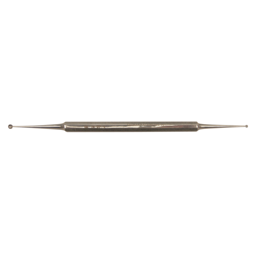 BR SURGICAL EXCAVATOR-PROBE CURETTE - Excavator-Probe Curette, Double End with Hole, 2.0mm-1.5mm, 5" | Quantity - 1x EA
