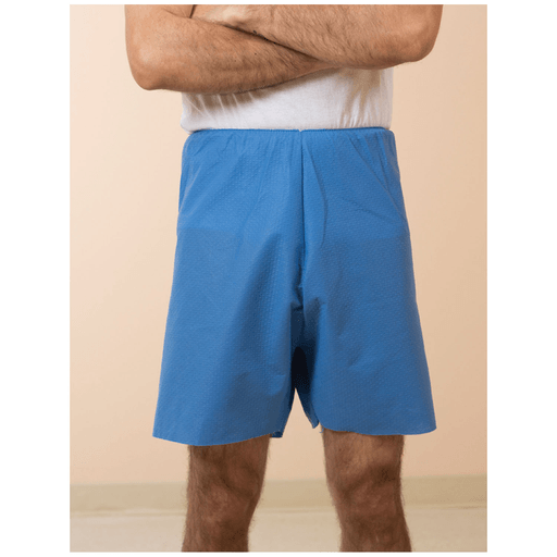ENCOMPASS DISPOSABLE MULTIPHASIC SHORTS - Shorts, Youth, Blue, 100/cs | Quantity - 1x CS