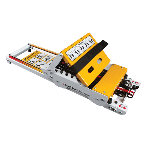 SHUTTLE SYSTEMS MINIPRESS DEVICE - MiniPress Device with Adjustable Footplace with Horizontal to 75 Angle, Polyurethane Roller Wheels, Distance Indicator Strips, Self-Retracting Securing Cords & 5 Elasticords (090282) | Quantity - 1x EA