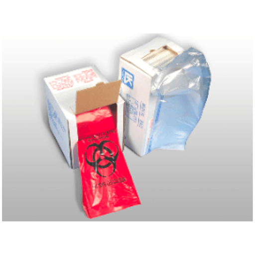 LK PACKAGING INFECTIOUS WASTE LINERS - Infectious Waste Liner, Red, High Denstiy, 31" x 43", 250/cs | Quantity - 1x CS