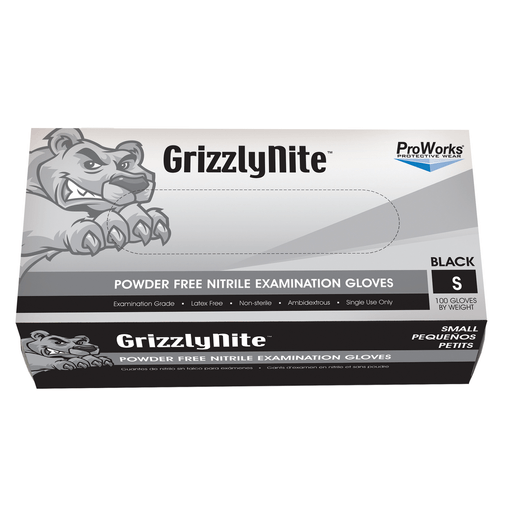 HOSPECO PROWORKS NITRILE EXAM GLOVES - Exam Glove, Nitrile, Large, Orange, Powder-Free (PF), 100/bx, 10 bx/cs | Quantity - 1x CS
