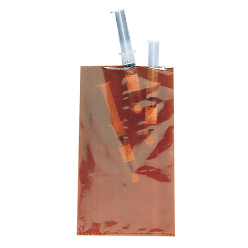 ACTION HEALTH AMBER OPEN ENDED BAGS - Amber Flat Bag, 2 MIL, 6X10 | Quantity - 1x CS