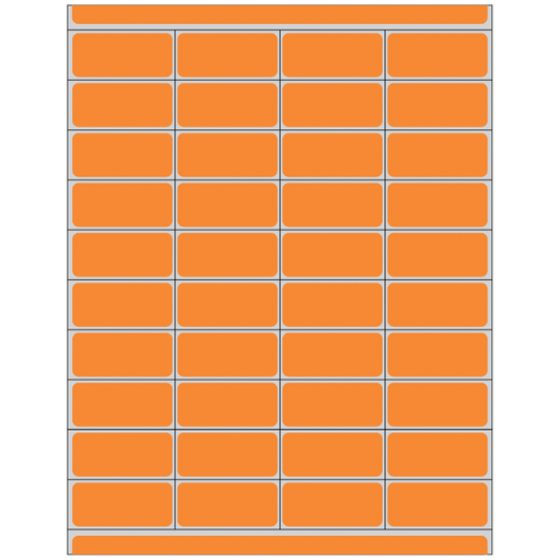 TIMEMED MULTI-PURPOSE LABELING FOR DESKTOP LASER PRINTERS - Single Ply Labels, White, On 8" x 11" Sheets, 1 7/16" x 4", 1,400/bx | Quantity - 1x BX