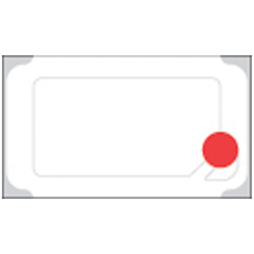 TIMEMED HEALTHCODER LABEL PRINTING SYSTEMS - Piggyback, Direct Coated Thermal Labels For 8x00 Printer, .96" x 1.6", Yellow, No "X" Tamper Cut, 3,000/rl, 6 rl/bx | Quantity - 1x BX