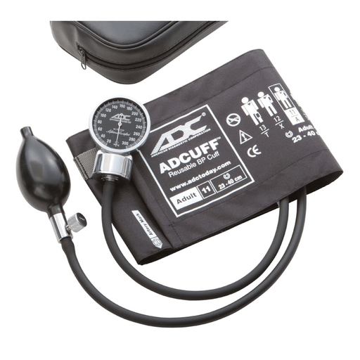 ADC DIAGNOSTIX 700 SERIES POCKET ANEROID - Large Adult Pocket Aneroid, Black, Latex Free (LF) | Quantity - 1x EA