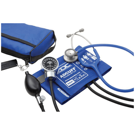 ADC PRO'S COMBO III POCKET ANEROID KIT - Pocket Aneroid/ Scope, Red, Latex Free (LF) | Quantity - 1x EA