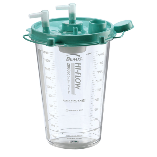 BEMIS HI-FLOW SUCTION CANISTER SYSTEM - Suction Canister, 2000cc, 48/cs | Quantity - 1x CS