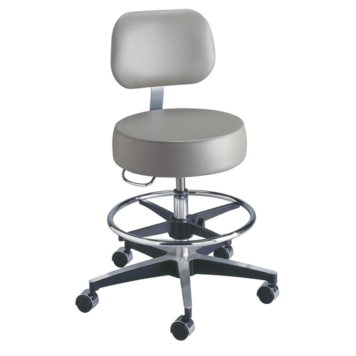 BREWER CENTURY SERIES PNEUMATIC STOOL - Century Stool, Pneumatic, 17"-24", Backrest | Quantity - 1x EA