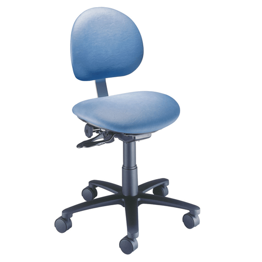 BREWER MILLENNIUM SERIES TASK STOOL - Task Stool, Pneumatic, Synchronized Back/ Seat Tilt, No Arms | Quantity - 1x EA