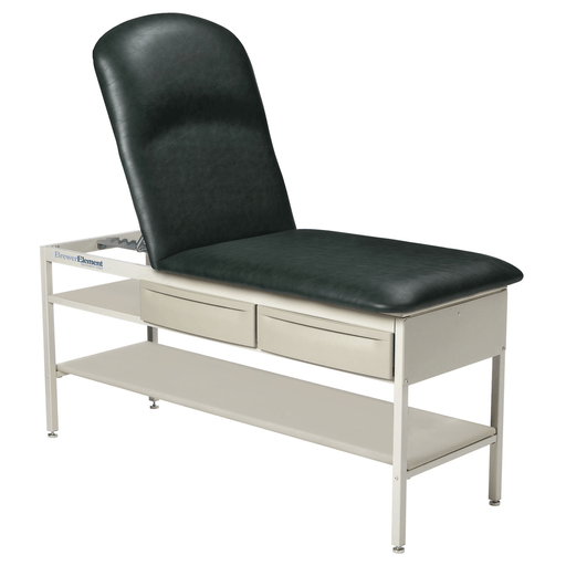 BREWER ELEMENT TREATMENT TABLE - Element Treatment Table Model 2210, Frame, Shelf & Drawers with Flat Upholstery Top, Special Color | Quantity - 1x EA