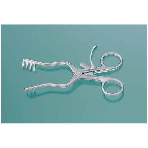 MILTEX WEITLANER RETRACTORS - Weitlaner Retractor, 5", 3 x 4 Teeth, Sharp | Quantity - 1x EA