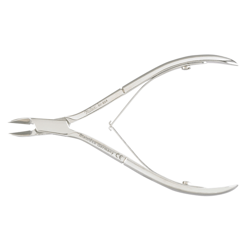 MILTEX NAIL NIPPERS - Nail Nipper, 5", Stainless, Angled Concave Jaws, Double Spring | Quantity - 1x EA