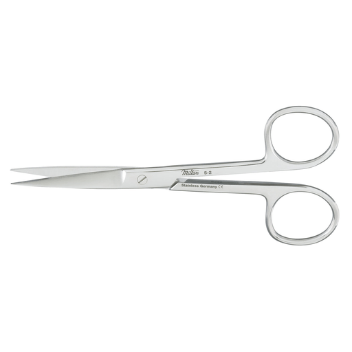 MILTEX STANDARD PATTERN OPERATING SCISSORS - Operating Scissors, 4", Sharp-Sharp Points, Straight | Quantity - 1x EA