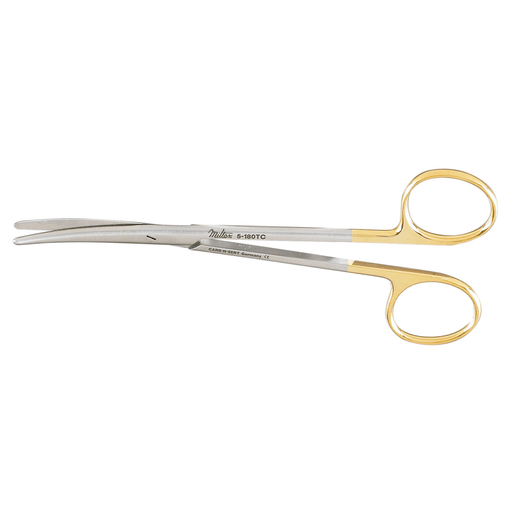 MILTEX METZENBAUM SCISSORS - Metzenbaum Scissors, 5" Straight, Delicate, Carb-N-Sert, Sharp Points | Quantity - 1x EA