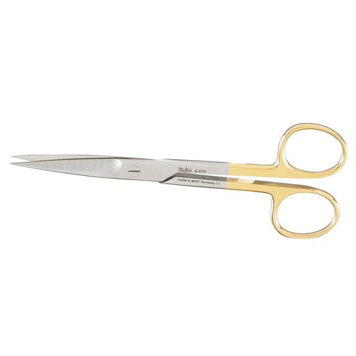 MILTEX STANDARD PATTERN OPERATING SCISSORS - Operating Scissors, 4", Sharp-Sharp Points, Straight | Quantity - 1x EA