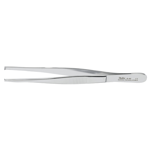 MILTEX TISSUE FORCEPS - Tissue Forceps, 4", 1x2 Teeth, Delicate, Fluted Handles | Quantity - 1x EA