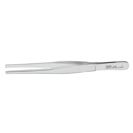MILTEX TISSUE FORCEPS - Tissue Forceps, 4", 1x2 Teeth, Delicate, Fluted Handles | Quantity - 1x EA