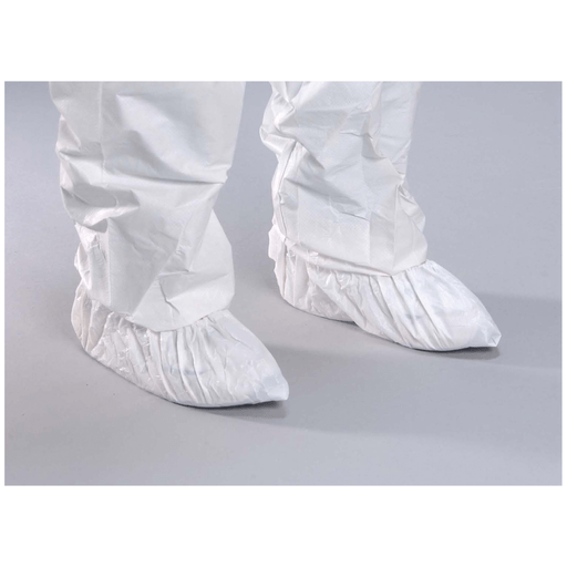 ALPHA PROTECH CRITICAL COVER CPE SHOE COVERS - Shoe Cover, X-Large, White, All Film, Fluid Resistant, Heat Sealed, 500 pr/cs | Quantity - 1x CS