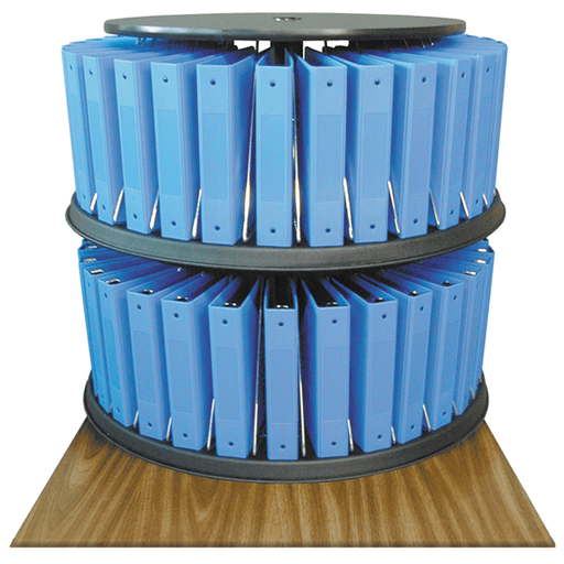 OMNIMED BEAM OMNICART CHART CAROUSEL - Chart Carousel, Floor-Single Tier, 30 Chart Capacity, 1 x 30, 49H x 36W x 36D | Quantity - 1x EA