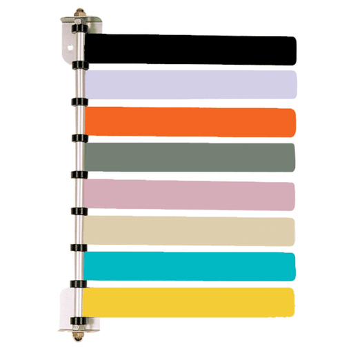 OMNIMED BEAM CUSTOM ROOM ID FLAG SYSTEM - Custom 12 Flag System, 4" | Quantity - 1x EA