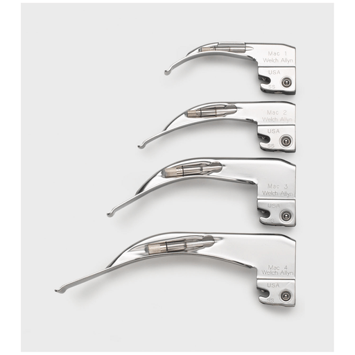 WELCH ALLYN LARYNGOSCOPE BLADES - Miller Blade, Size 0 | Quantity - 1x EA