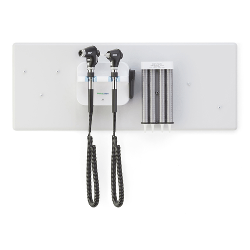 WELCH ALLYN PANOPTIC OPHTHALMOSCOPE & MACROVIEW OTOSCOPE COMBO - GS777 Integrated Wall System, PanOptic Ophthalmoscope, Macroview Otoscope, Dispenser | Quantity - 1x EA