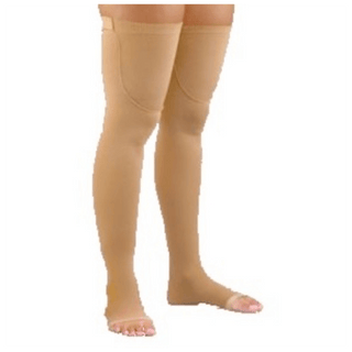 Anti-Embolism Stockings, Thigh Length, Large, Beige, Regular (12 PR/CS) | Quantity - 1x CS12