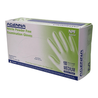 Exam Gloves, Nitrile, Medium, Blue, 5.5 mil | (100 EA/BX, 10 BX/CS) | Quantity - 1x BX100