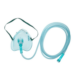 Oxygen Masks, Standard, Adult | 7 ft tubing, Medium Concentration (50 EA/CS) | Quantity - 1x CS50