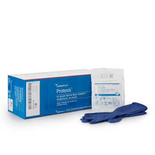 Surgical Gloves, Polyisoprene, Size 6.5, Blue, Protexis | Esteem | Neu-Thera (50 EA/BX | 4 BX/CS) | Quantity - 1x BX50