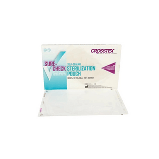 Pouch, Crosstex Sure-Check Sterilization 10" x 15" | (100/BX, 5 BX/CS) | Quantity - 1x BX100