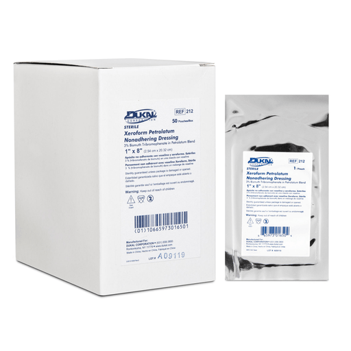 Gauze Dressing, Xeroform, 1" x 8" | (50 EA/BX) | Quantity - 1x BX50