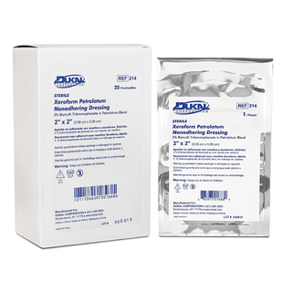 Gauze Dressing, Xeroform, 2" x 2" | ( 25 EA/BX ) | Quantity - 1x BX25