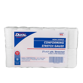 Stretch Gauze, Non-Sterile, 2", Rolls (12 EA/BG | 8 BG/CS) | Quantity - 1x bg12