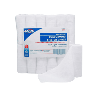 Stretch Gauze, Non-Sterile, 4", Rolls (12 EA/BG | 8 BG/CS) | Quantity - 1x CS96