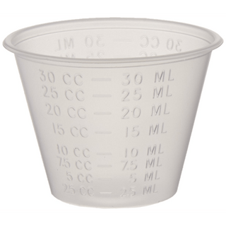 Medicine Cups, Graduated, 1 oz, Metric Only (100 EA/SL | 50 SL/CS) | Quantity - 1x CS5K