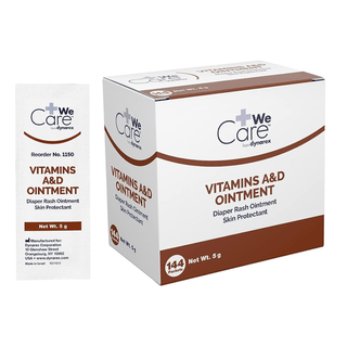 OTC | Vitamins A & D Ointment, Foil Pack, 5 gm,  (144 EA/BX | 6 BX/CS) | Quantity - 1x BX144