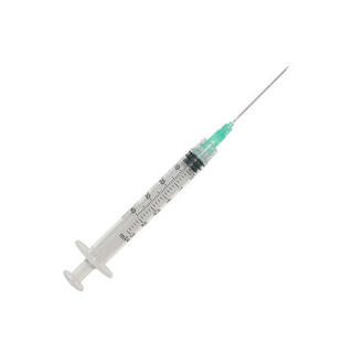 Syringes, Needle Combination, 3 ml | Luer Lock, 21G x 1 1/2", Low Dead Space Plunger (100 EA/BX | 10 BX/CS) | Quantity - 1x BX100