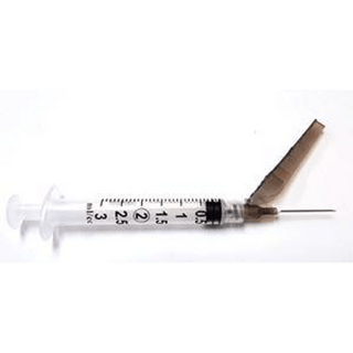 Syringes, Needle Combination, 3 ml | Safety, 22G x 1" (50 EA/BX | 8 BX/CS) | Quantity - 1x BX50