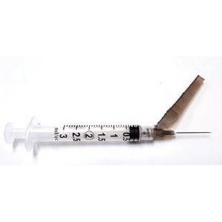 Syringe/Needle Combination, 3 ml | Safety, 22G x 1" (50 EA/BX | 8 BX/CS) | Quantity - 1x BX50