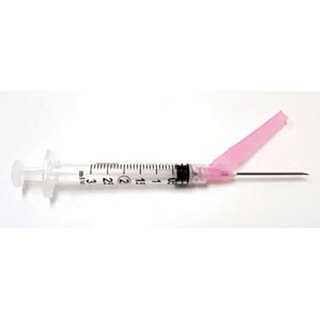 Syringes, Needle Combination, 3 ml | Safety, 22G x 1 1/2" (50 EA/BX | 8 BX/CS) | Quantity - 1x BX50