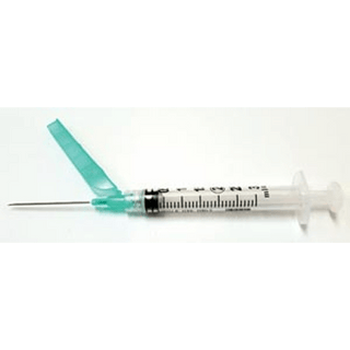 Syringes, Needle Combination, 3 ml | Safety, 21G x 1 1/2" (50 EA/BX | 8 BX/CS) | Quantity - 1x BX50