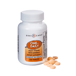 OTC | Multi-Vitamins, Tablets, With Minerals (100 EA/BT | 12 BT/CS) | Quantity - 1x BT100