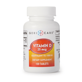 OTC | Vitamin D-3, Tablets, 25 mcg | 1000 IU,  (100 EA/BT | 12 BT/CS) | Quantity - 1x BT100