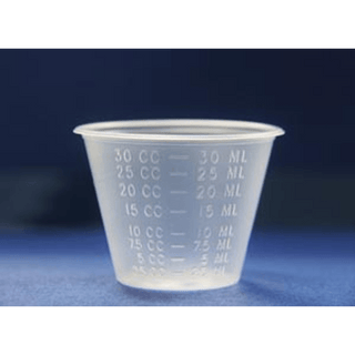 Drinking Cups, Plastic, 10 oz, Clear, Graduated | (50 EA/SL | 20 SL/CS) | Quantity - 1x CS1K