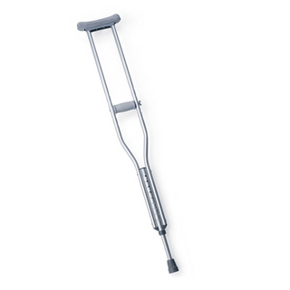 Crutches, Aluminum, Adult | 5'2" - 5'9" | (EA) | Quantity - 1x Each