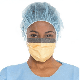 Masks, Surgical Masks, With Ties | Fog-free, Universal, Orange, Fluidshield | Level 3 (25 EA/PK | 4 PK/CS) | Quantity - 1x CS4