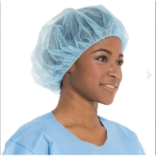 Cap, Bouffant, Spunbound, Blue, X-large | 27" (100 EA/BX, 5 BX/CS) | Quantity - 1x CS500